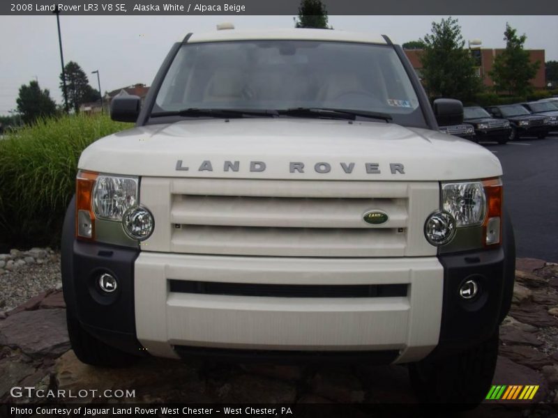 Alaska White / Alpaca Beige 2008 Land Rover LR3 V8 SE