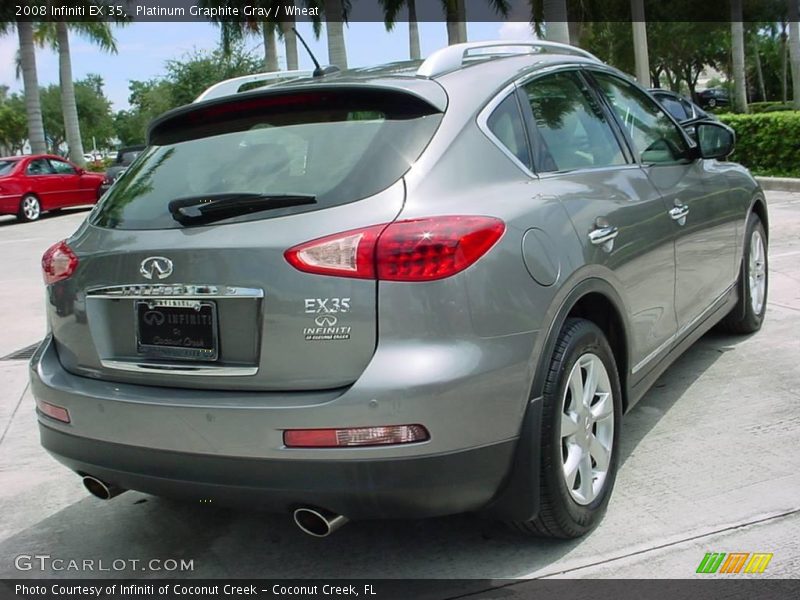 Platinum Graphite Gray / Wheat 2008 Infiniti EX 35