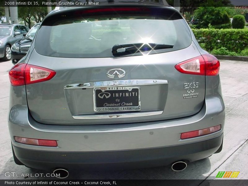 Platinum Graphite Gray / Wheat 2008 Infiniti EX 35