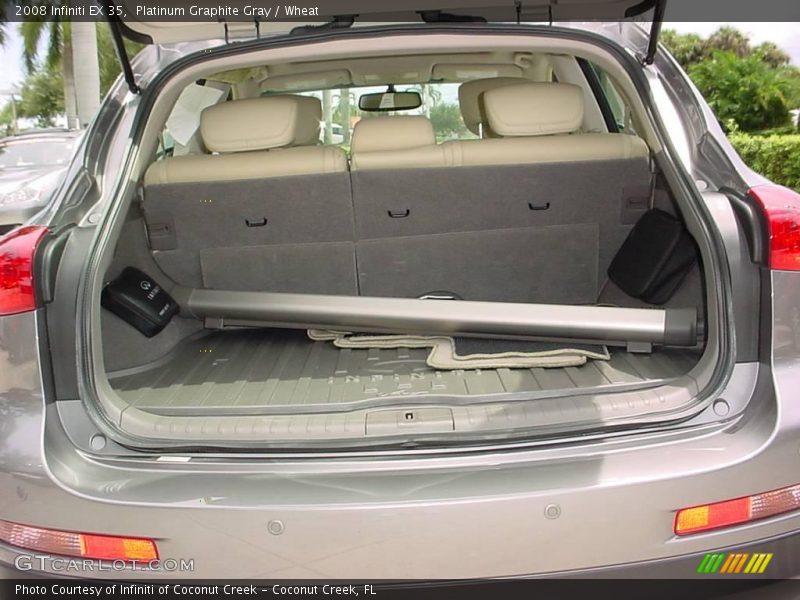 Platinum Graphite Gray / Wheat 2008 Infiniti EX 35