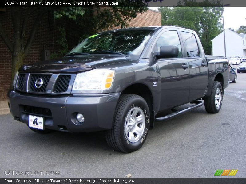 Smoke Gray / Sand/Steel 2004 Nissan Titan XE Crew Cab 4x4