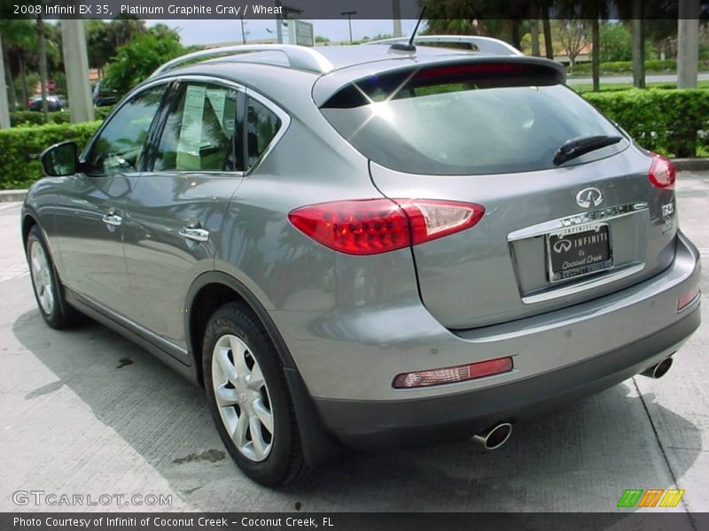 Platinum Graphite Gray / Wheat 2008 Infiniti EX 35