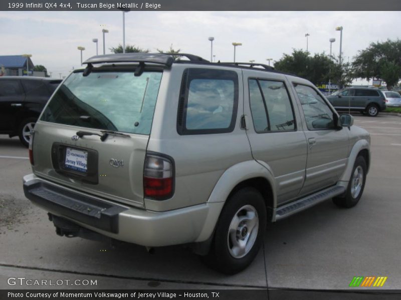 Tuscan Beige Metallic / Beige 1999 Infiniti QX4 4x4