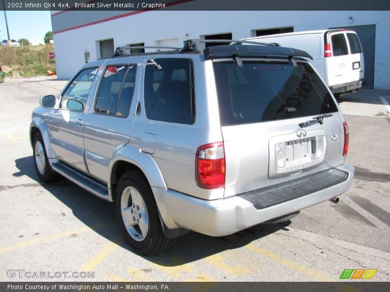 Brilliant Silver Metallic / Graphite 2002 Infiniti QX4 4x4