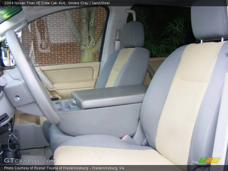 Smoke Gray / Sand/Steel 2004 Nissan Titan XE Crew Cab 4x4