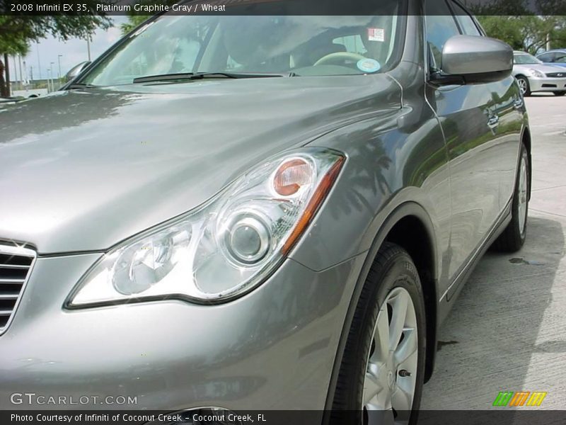 Platinum Graphite Gray / Wheat 2008 Infiniti EX 35