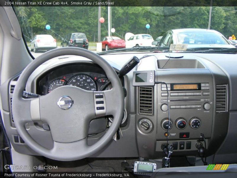 Smoke Gray / Sand/Steel 2004 Nissan Titan XE Crew Cab 4x4