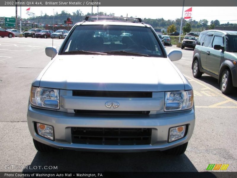 Brilliant Silver Metallic / Graphite 2002 Infiniti QX4 4x4