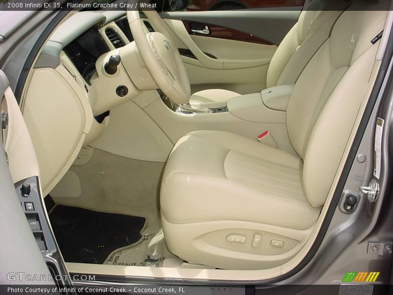 Platinum Graphite Gray / Wheat 2008 Infiniti EX 35
