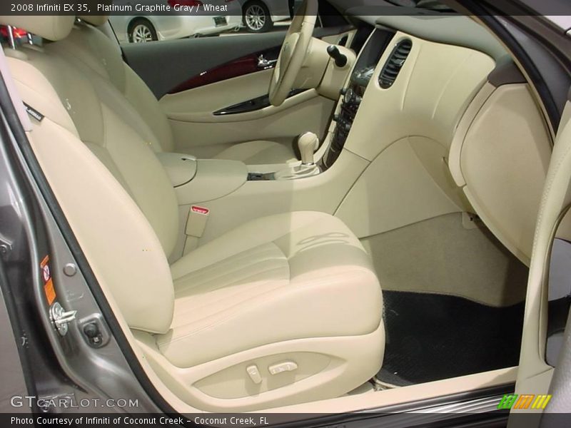 Platinum Graphite Gray / Wheat 2008 Infiniti EX 35