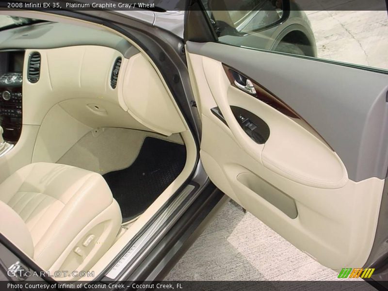 Platinum Graphite Gray / Wheat 2008 Infiniti EX 35