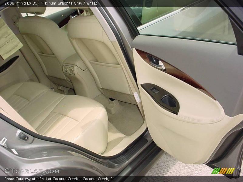 Platinum Graphite Gray / Wheat 2008 Infiniti EX 35
