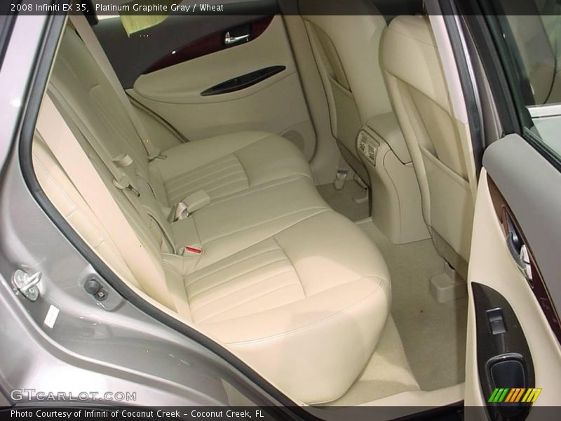 Platinum Graphite Gray / Wheat 2008 Infiniti EX 35