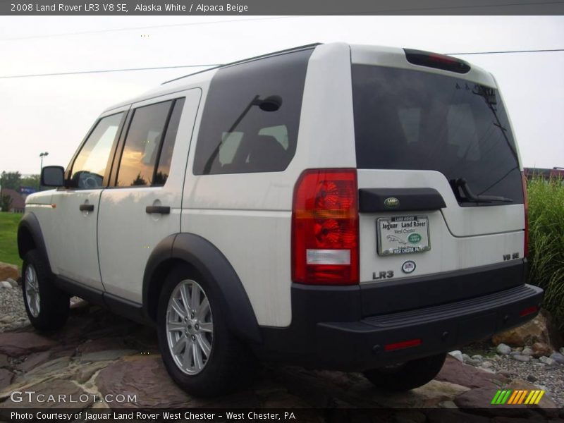 Alaska White / Alpaca Beige 2008 Land Rover LR3 V8 SE