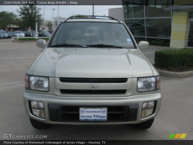 Tuscan Beige Metallic / Beige 1999 Infiniti QX4 4x4