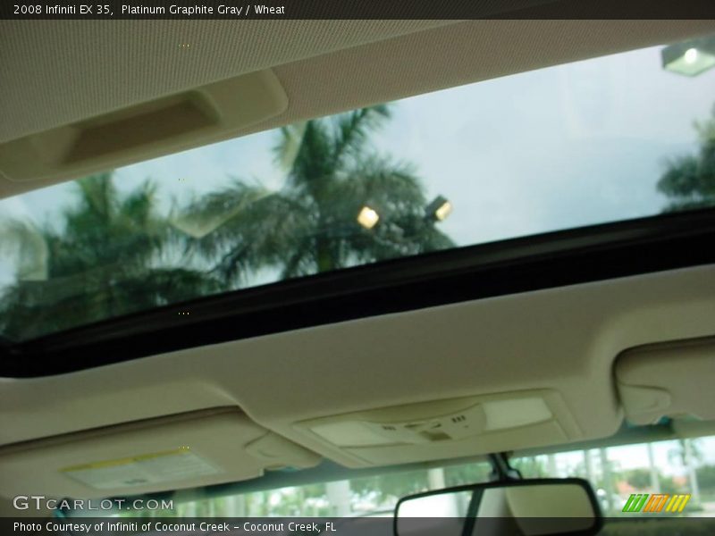 Platinum Graphite Gray / Wheat 2008 Infiniti EX 35