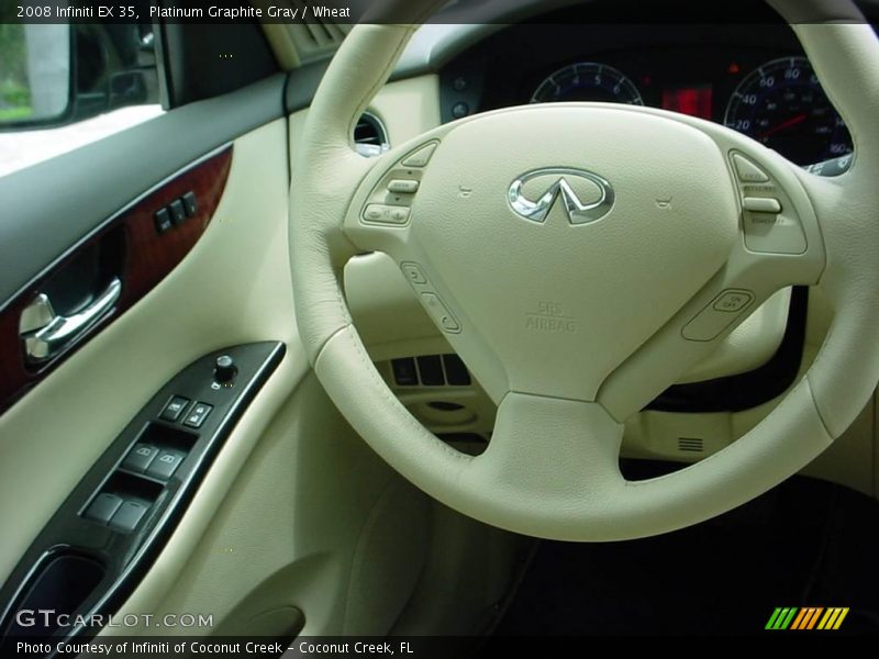 Platinum Graphite Gray / Wheat 2008 Infiniti EX 35