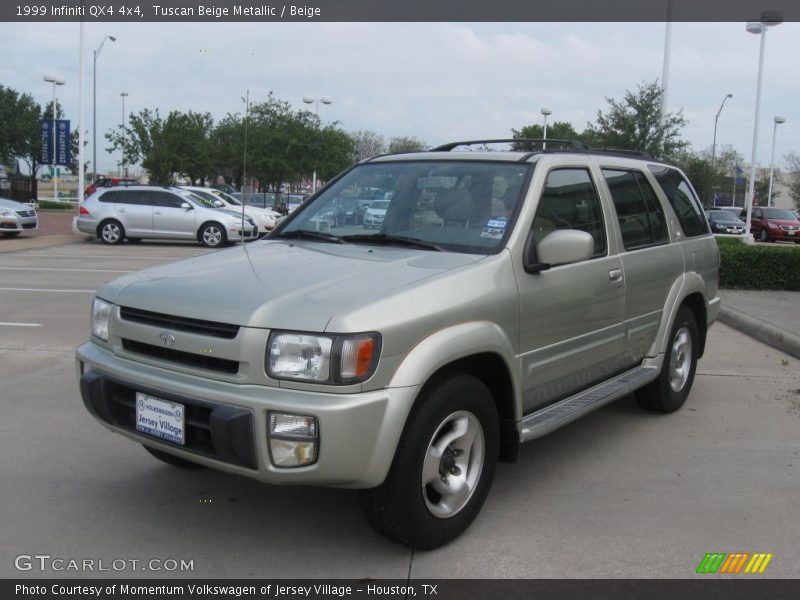 Tuscan Beige Metallic / Beige 1999 Infiniti QX4 4x4