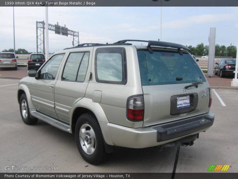 Tuscan Beige Metallic / Beige 1999 Infiniti QX4 4x4