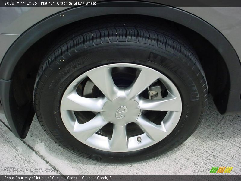 Platinum Graphite Gray / Wheat 2008 Infiniti EX 35