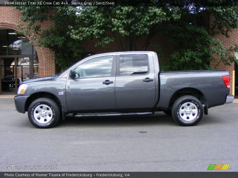 Smoke Gray / Sand/Steel 2004 Nissan Titan XE Crew Cab 4x4