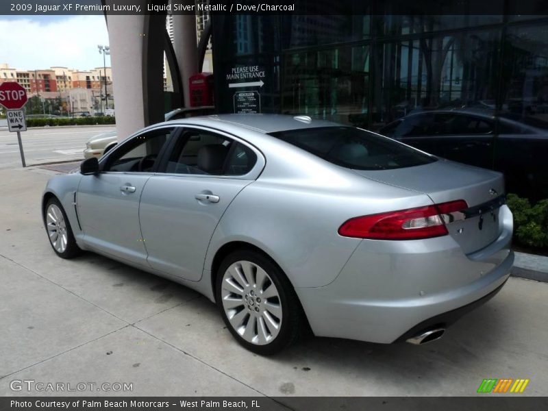 Liquid Silver Metallic / Dove/Charcoal 2009 Jaguar XF Premium Luxury