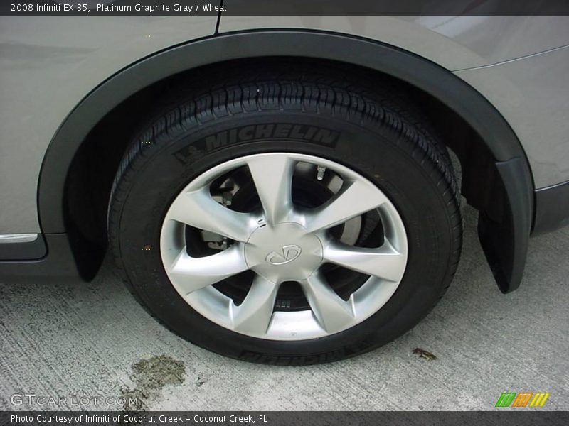 Platinum Graphite Gray / Wheat 2008 Infiniti EX 35