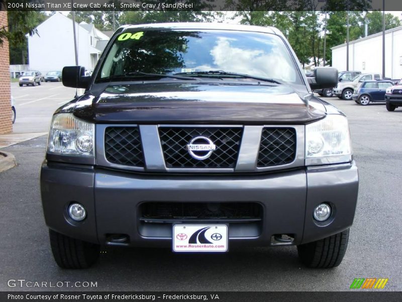 Smoke Gray / Sand/Steel 2004 Nissan Titan XE Crew Cab 4x4