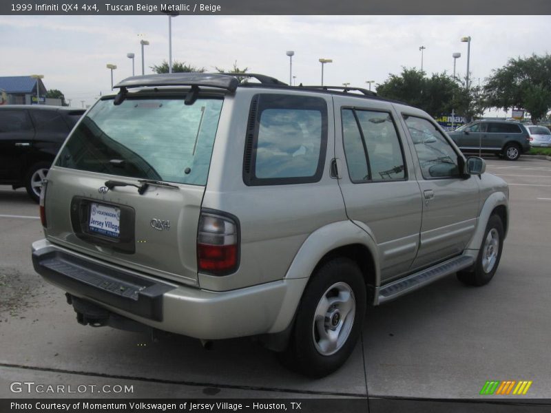 Tuscan Beige Metallic / Beige 1999 Infiniti QX4 4x4