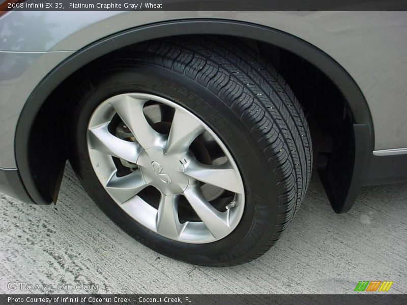 Platinum Graphite Gray / Wheat 2008 Infiniti EX 35