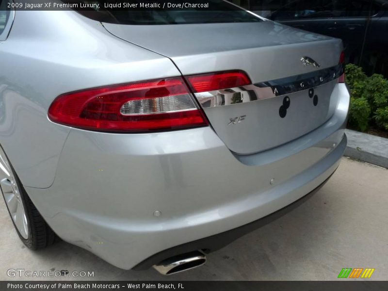 Liquid Silver Metallic / Dove/Charcoal 2009 Jaguar XF Premium Luxury