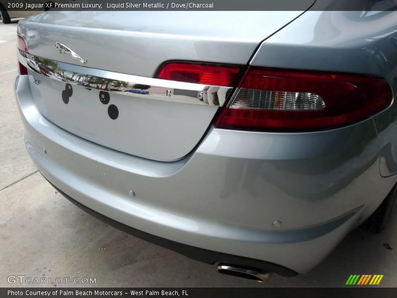 Liquid Silver Metallic / Dove/Charcoal 2009 Jaguar XF Premium Luxury