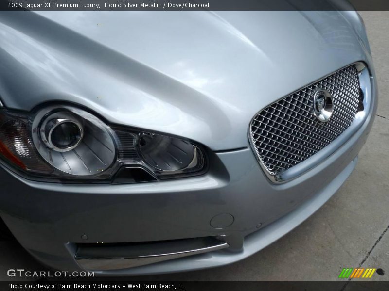 Liquid Silver Metallic / Dove/Charcoal 2009 Jaguar XF Premium Luxury