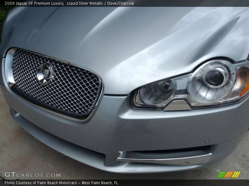 Liquid Silver Metallic / Dove/Charcoal 2009 Jaguar XF Premium Luxury