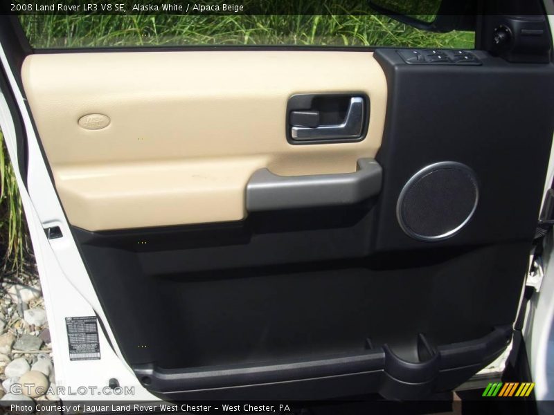 Alaska White / Alpaca Beige 2008 Land Rover LR3 V8 SE