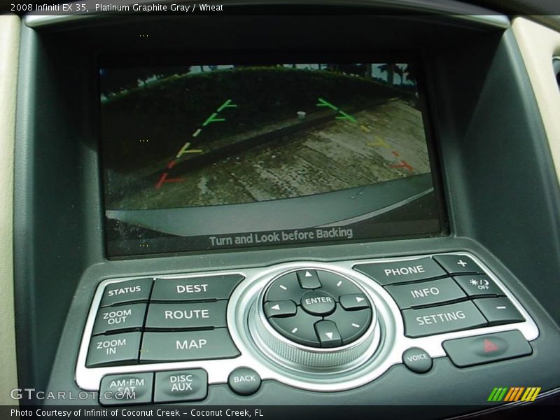 Platinum Graphite Gray / Wheat 2008 Infiniti EX 35