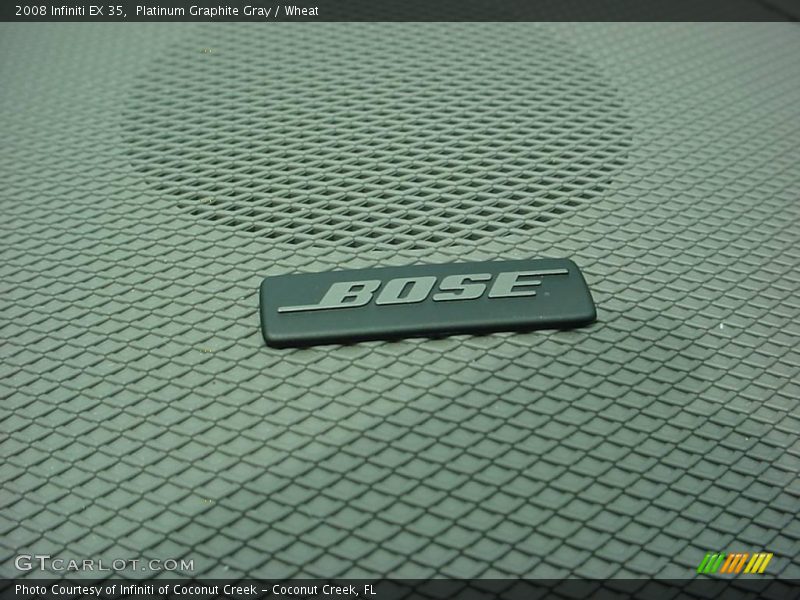 Platinum Graphite Gray / Wheat 2008 Infiniti EX 35