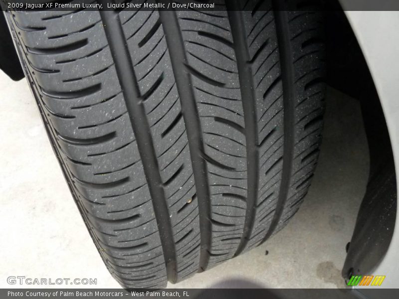 Liquid Silver Metallic / Dove/Charcoal 2009 Jaguar XF Premium Luxury