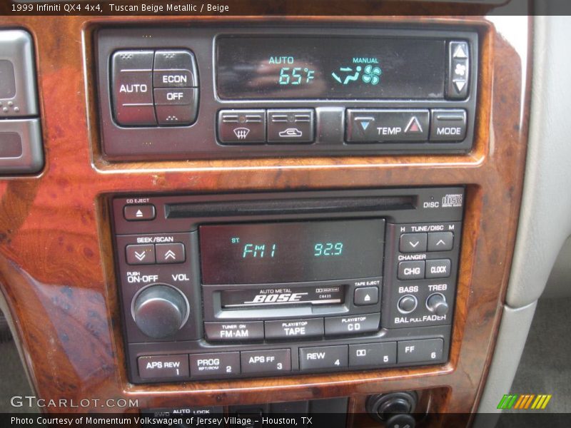 Tuscan Beige Metallic / Beige 1999 Infiniti QX4 4x4