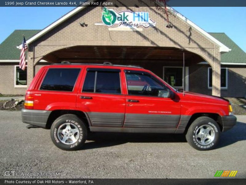 Flame Red / Agate 1996 Jeep Grand Cherokee Laredo 4x4