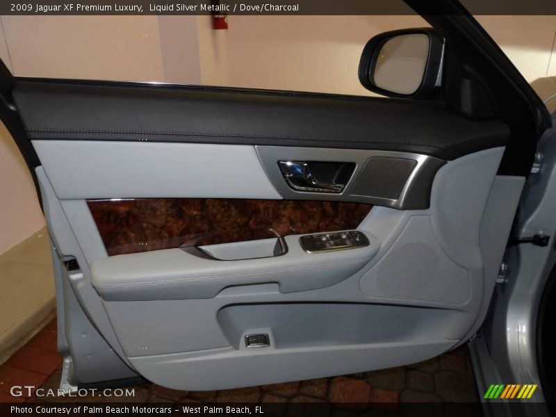 Liquid Silver Metallic / Dove/Charcoal 2009 Jaguar XF Premium Luxury