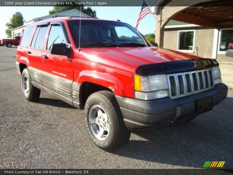 Flame Red / Agate 1996 Jeep Grand Cherokee Laredo 4x4