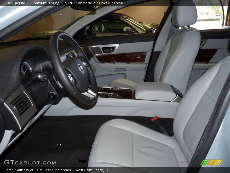 Liquid Silver Metallic / Dove/Charcoal 2009 Jaguar XF Premium Luxury