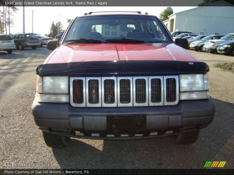 Flame Red / Agate 1996 Jeep Grand Cherokee Laredo 4x4