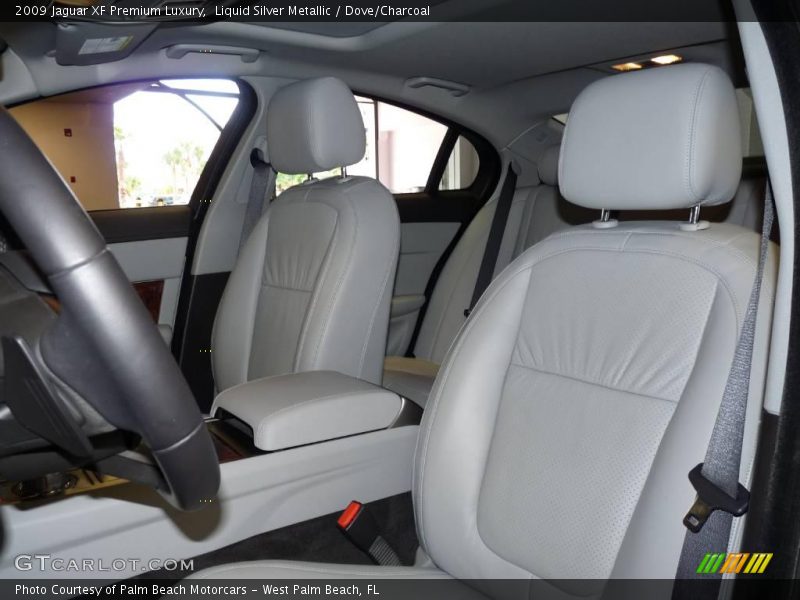 Liquid Silver Metallic / Dove/Charcoal 2009 Jaguar XF Premium Luxury