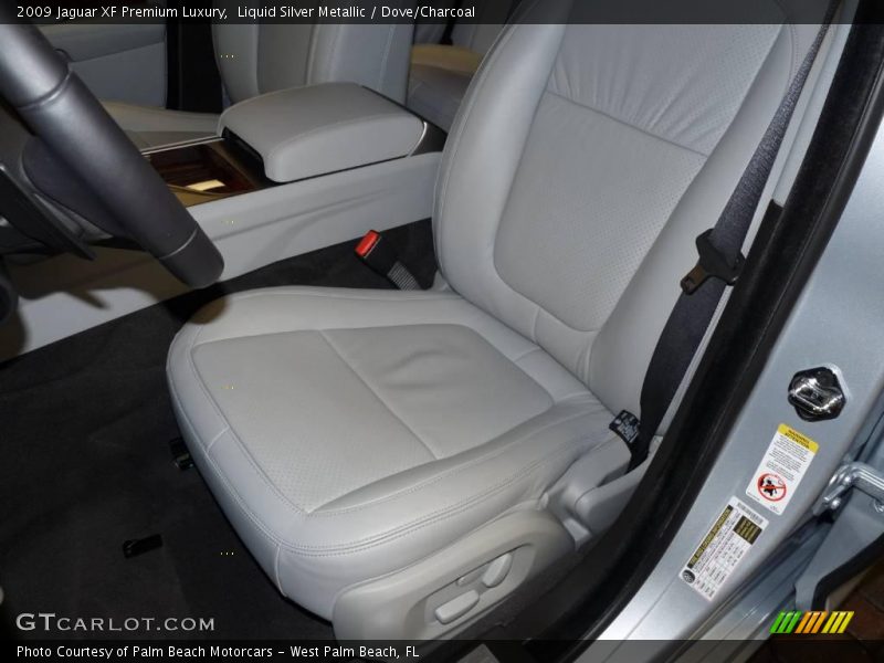 Liquid Silver Metallic / Dove/Charcoal 2009 Jaguar XF Premium Luxury