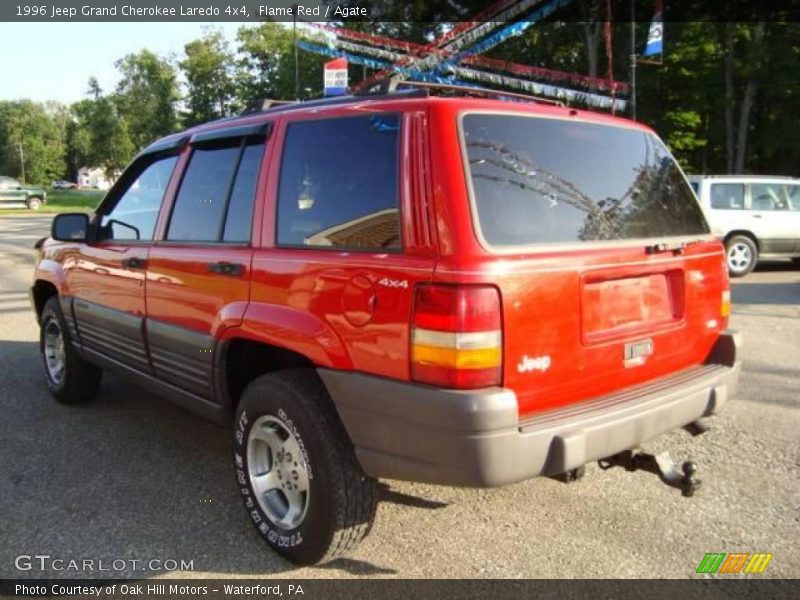 Flame Red / Agate 1996 Jeep Grand Cherokee Laredo 4x4