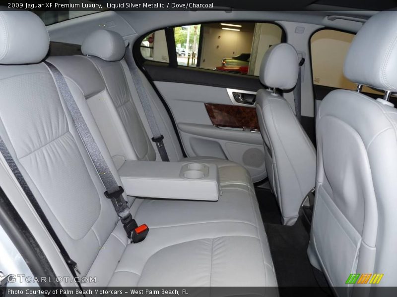 Liquid Silver Metallic / Dove/Charcoal 2009 Jaguar XF Premium Luxury