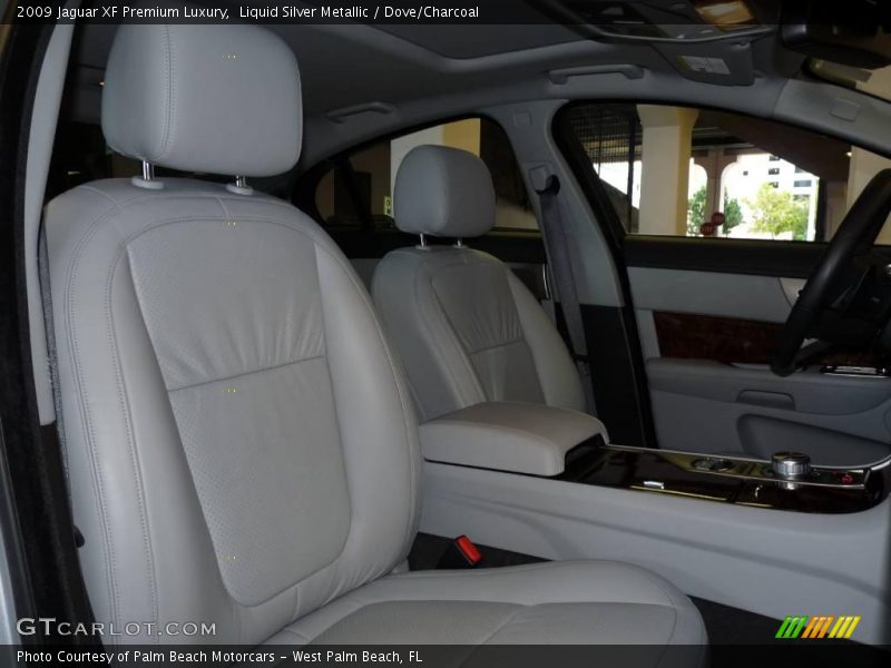 Liquid Silver Metallic / Dove/Charcoal 2009 Jaguar XF Premium Luxury