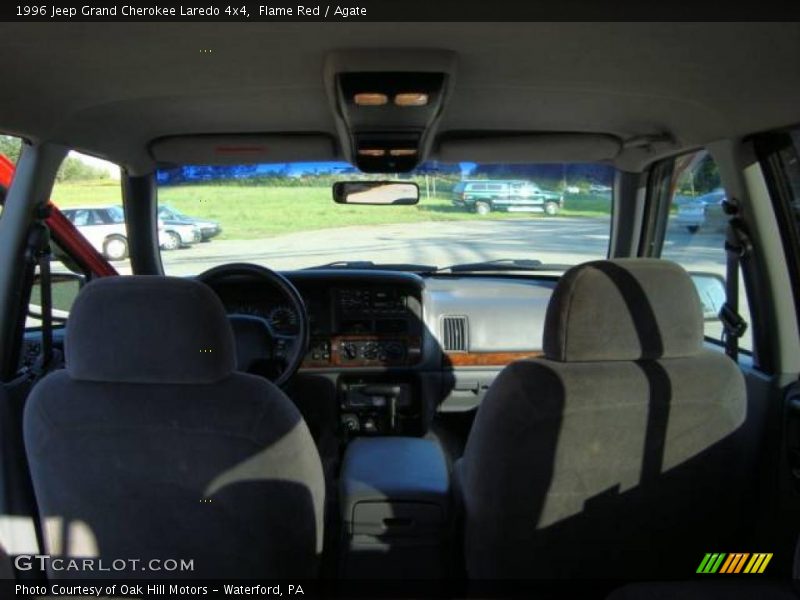 Flame Red / Agate 1996 Jeep Grand Cherokee Laredo 4x4
